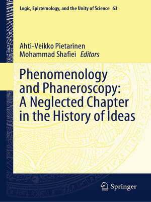 cover image of Phenomenology and Phaneroscopy